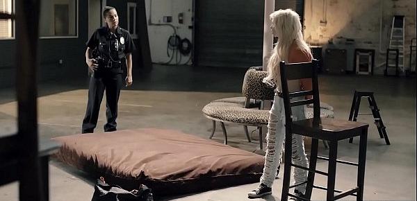  PURE TABOO Lesbian Cop Punishes Teen Caught Vandalizing